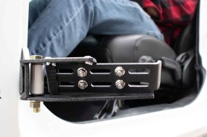 Jeep Wrangler Unlimited JLU Foot Pegs - Fishbone Offroad - Textured Powder Coat - Black - `18-`27 Jeep Wrangler Unlimited JLU Foot Pegs - Fishbone Offroad - Textured Powder Coat - Black - `18-`27